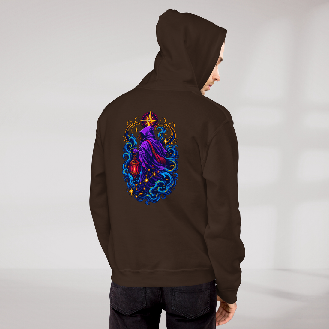 Star Wanderer Hoodie Vibrant – Farbe Dunkle Schokolade – Ansicht 9