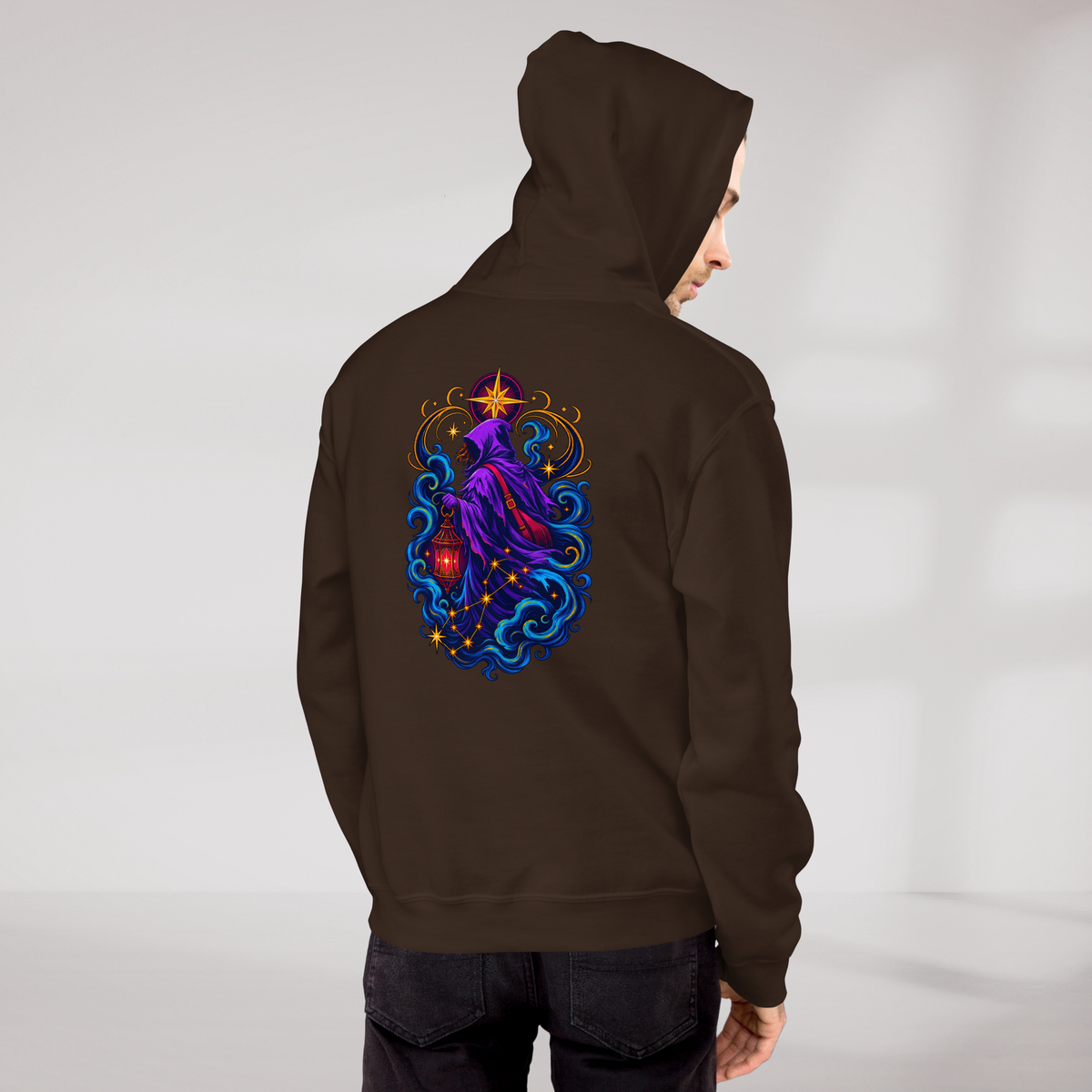 Star Wanderer Hoodie Vibrant – Farbe Dunkle Schokolade – Ansicht 9