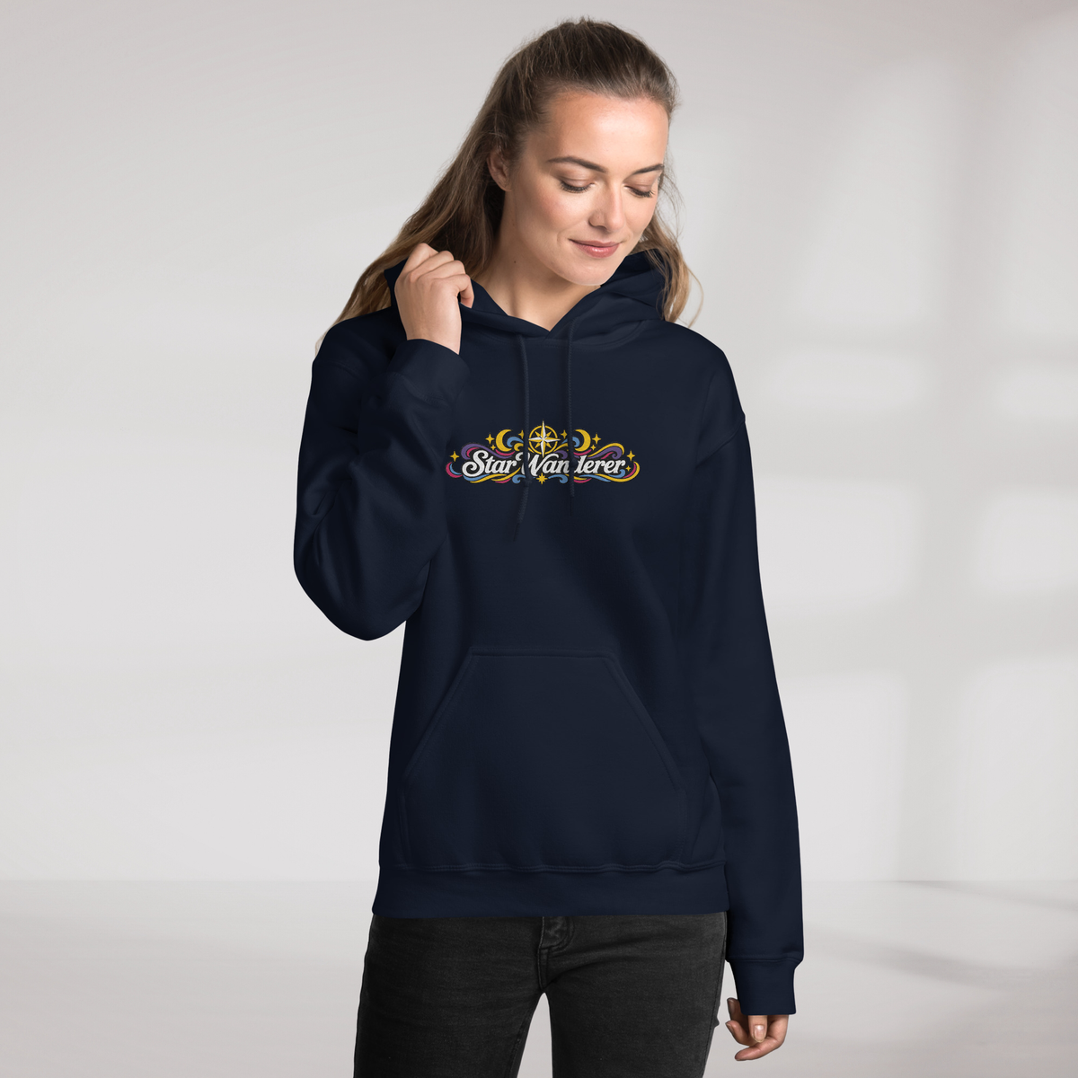 Star Wanderer Hoodie Vibrant – Farbe Navy – Ansicht 10
