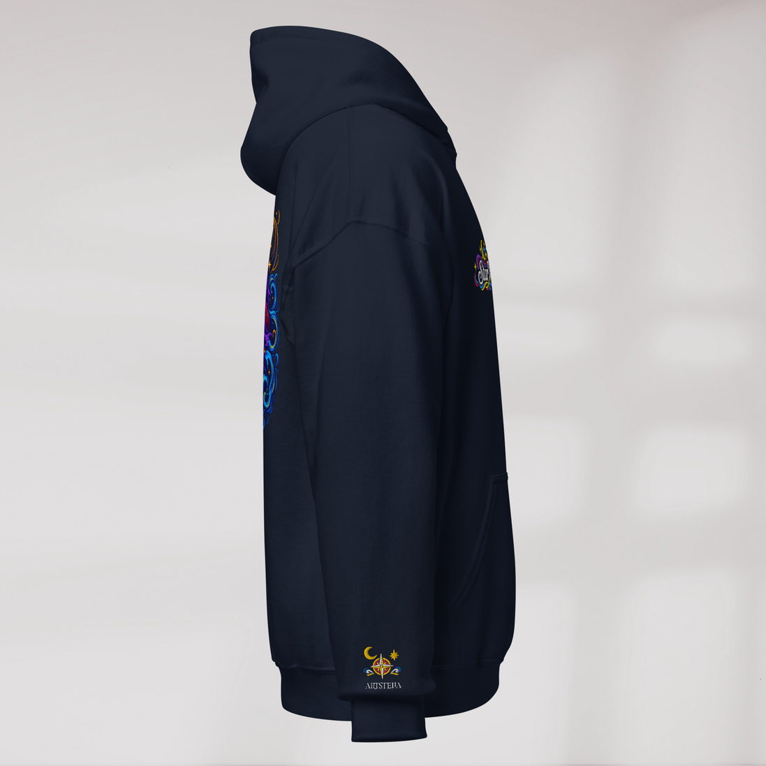 Star Wanderer Hoodie Vibrant – Farbe Navy – Ansicht 2