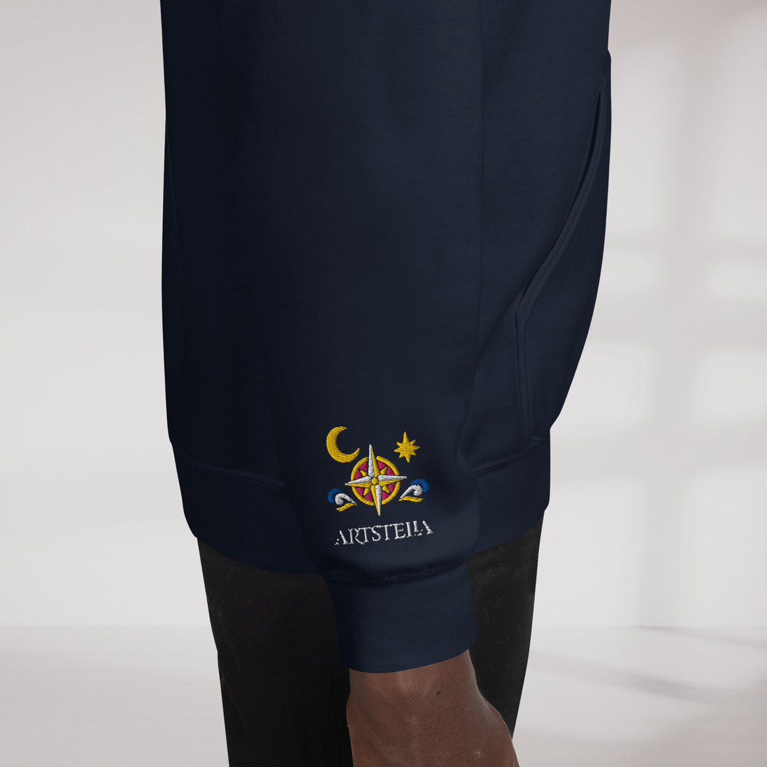 Star Wanderer Hoodie Vibrant – Farbe Navy – Ansicht 6
