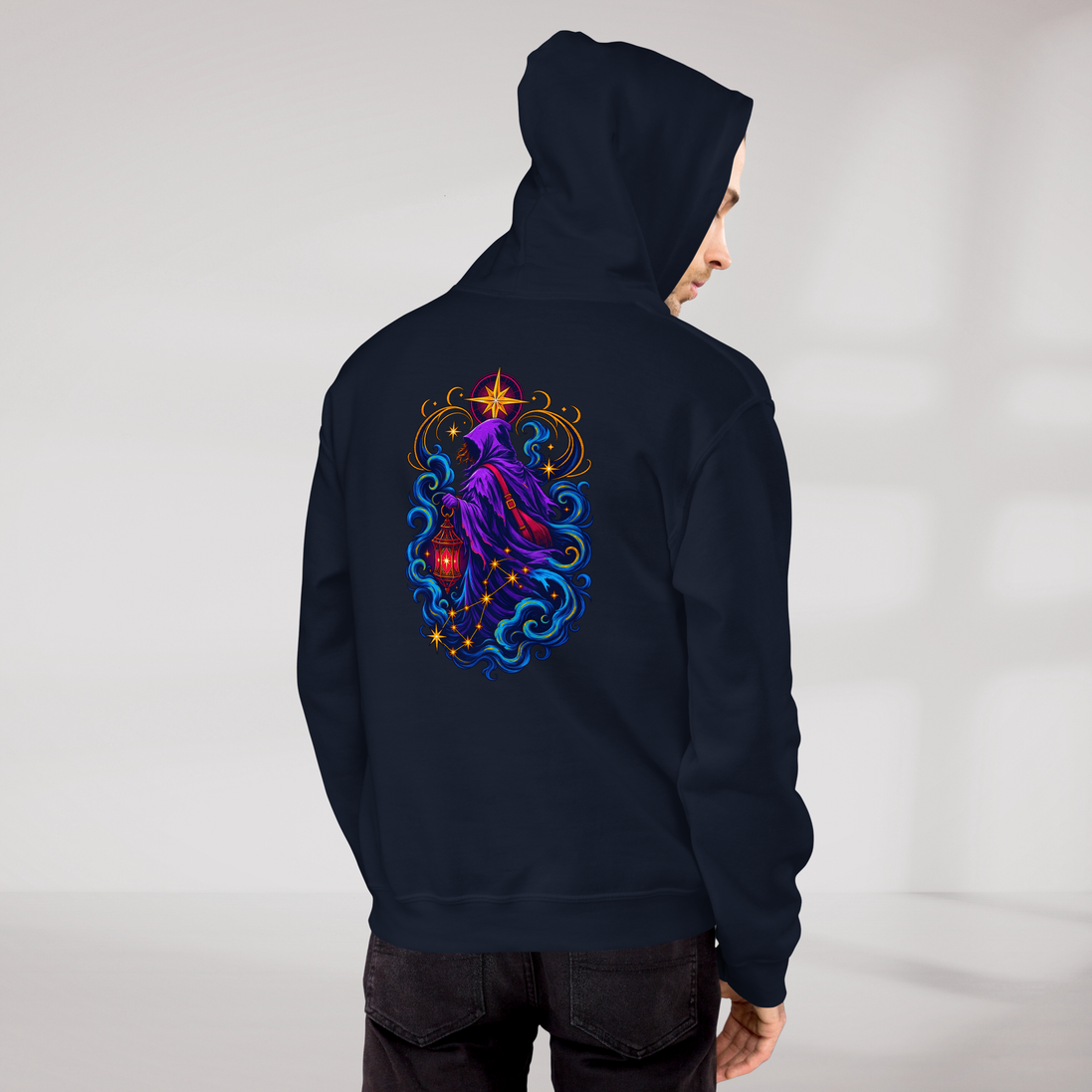 Star Wanderer Hoodie Vibrant – Farbe Navy – Ansicht 9