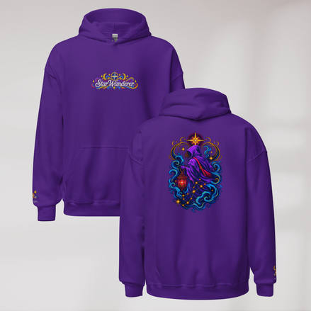 Star Wanderer Hoodie Vibrant – Farbe Lila – Ansicht 1