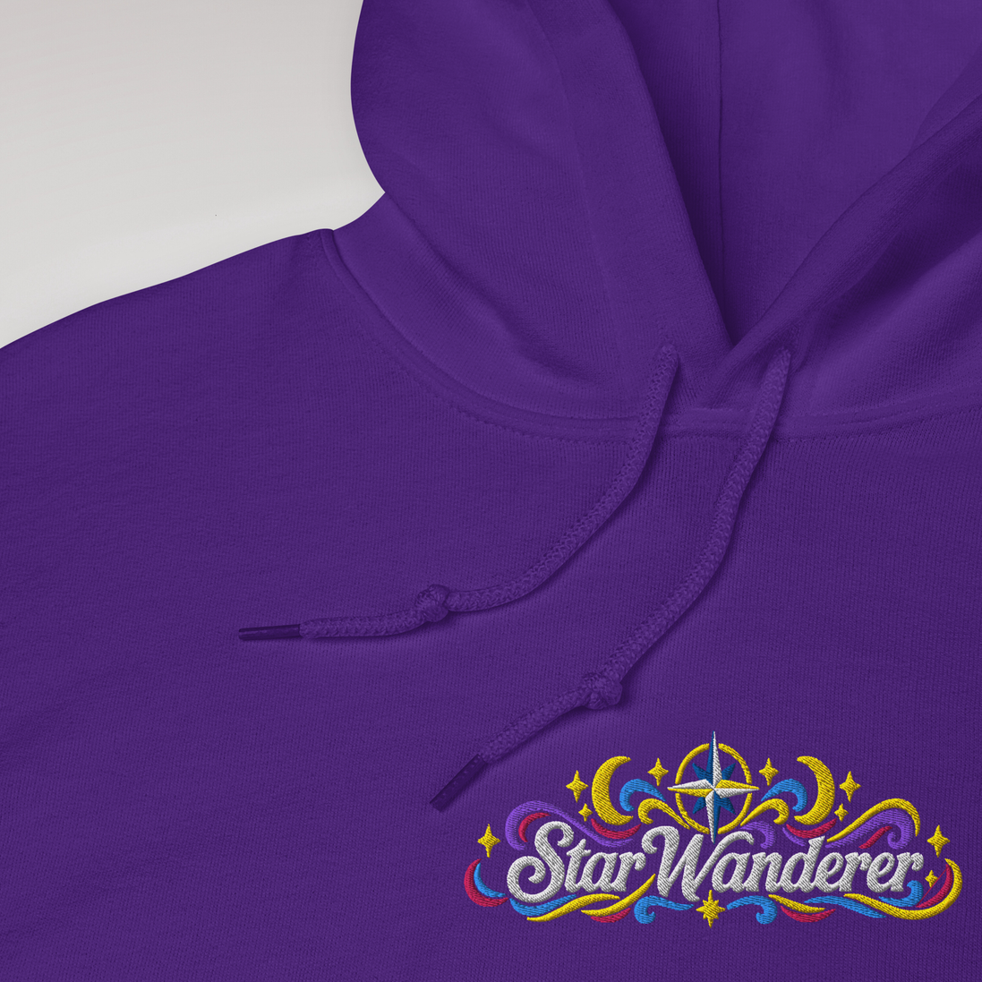 Star Wanderer Hoodie Vibrant – Farbe Lila – Ansicht 3