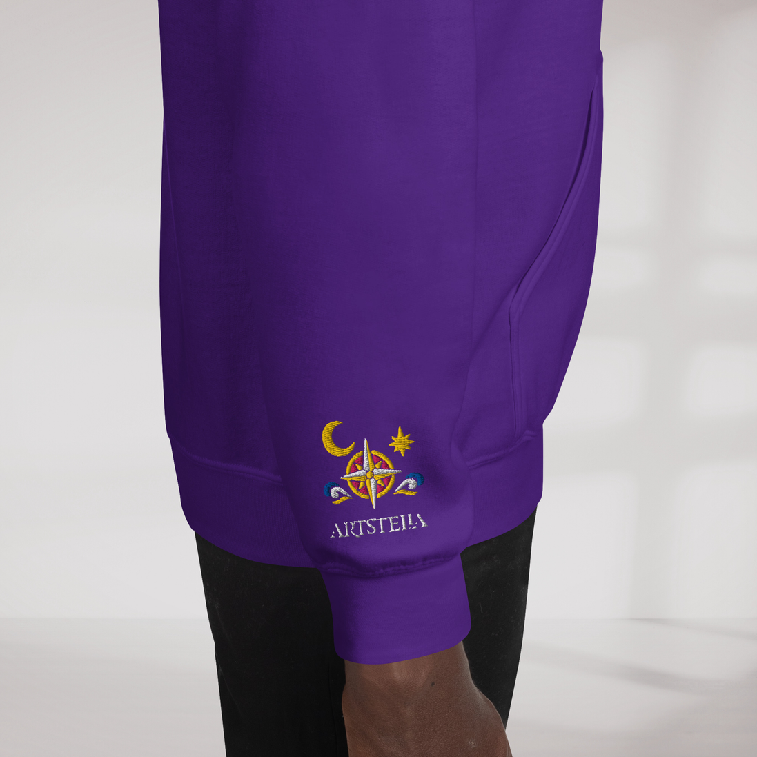 Star Wanderer Hoodie Vibrant – Farbe Lila – Ansicht 6