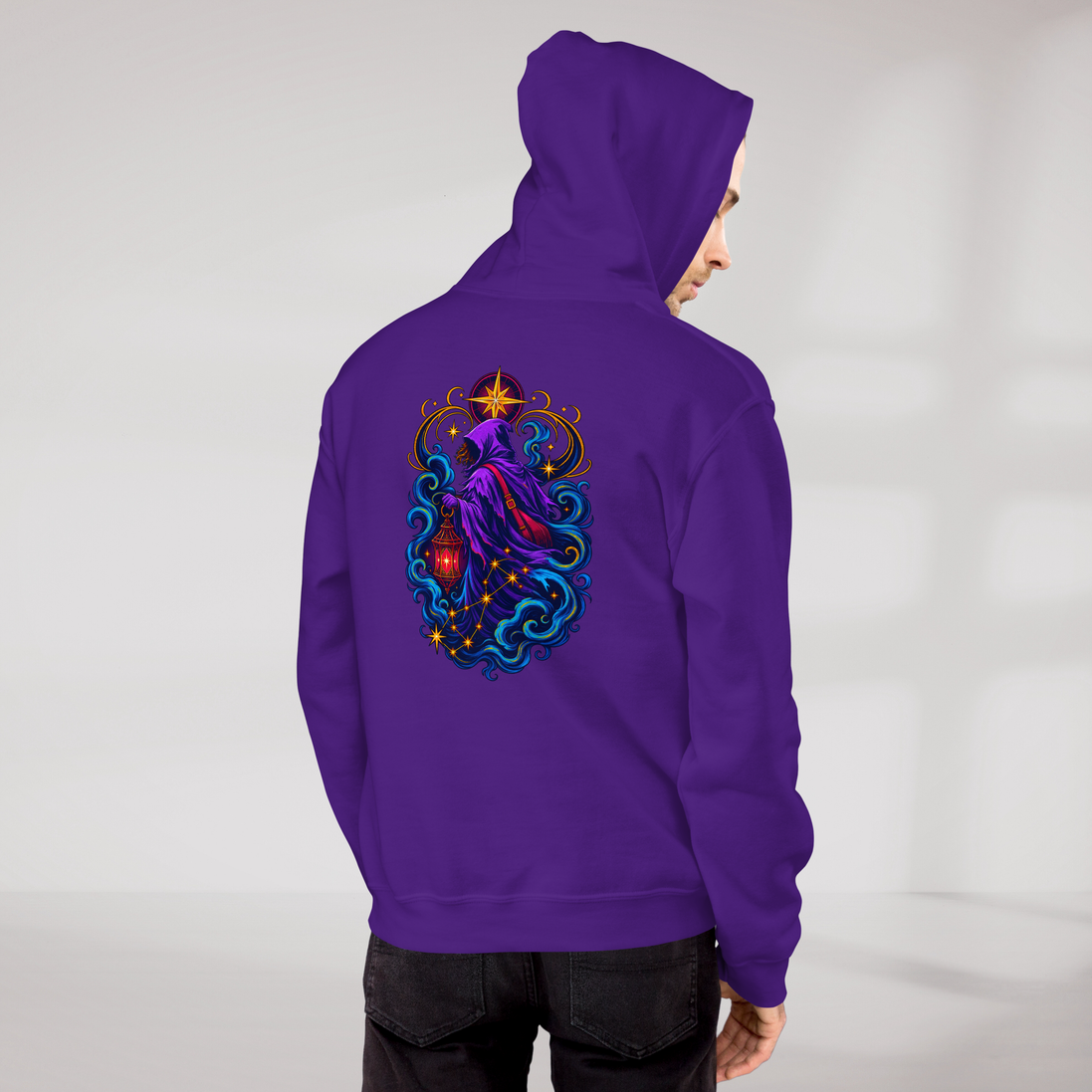 Star Wanderer Hoodie Vibrant – Farbe Lila – Ansicht 9