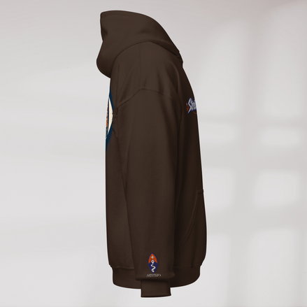 Street Seeker Hoodie Retro – Farbe Dunkle Schokolade – Ansicht 2