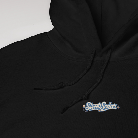 Street Seeker Hoodie Soft Blau ver. – Farbe Schwarz – Ansicht 2