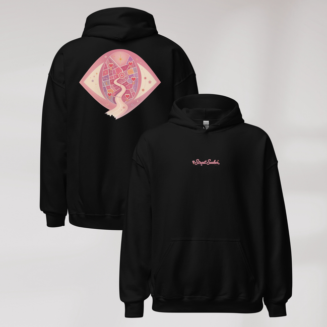 Street Seeker Hoodie Soft Pink ver. – Farbe Schwarz – Ansicht 1