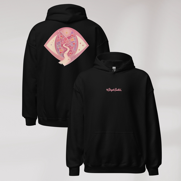 Street Seeker Hoodie Soft Pink ver. – Farbe Schwarz – Ansicht 1