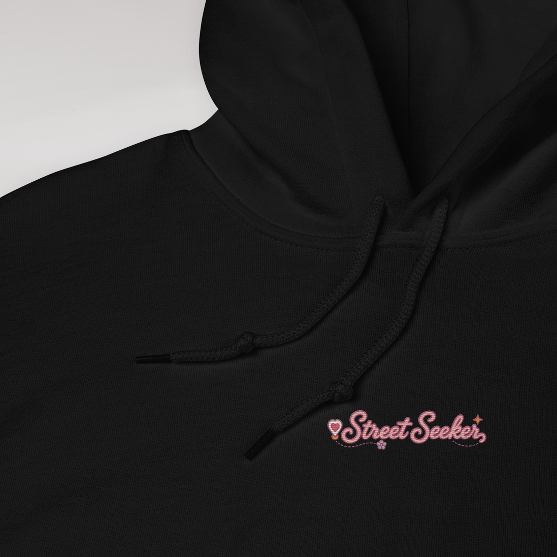 Street Seeker Hoodie Soft Pink ver. – Farbe Schwarz – Ansicht 2