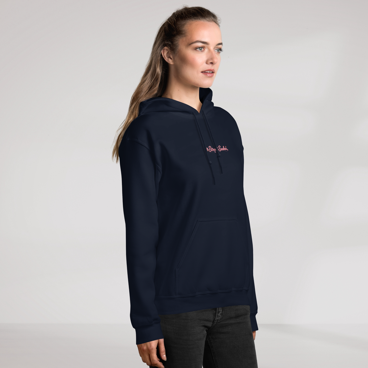 Street Seeker Hoodie Soft Pink ver. – Farbe Navy – Ansicht 4