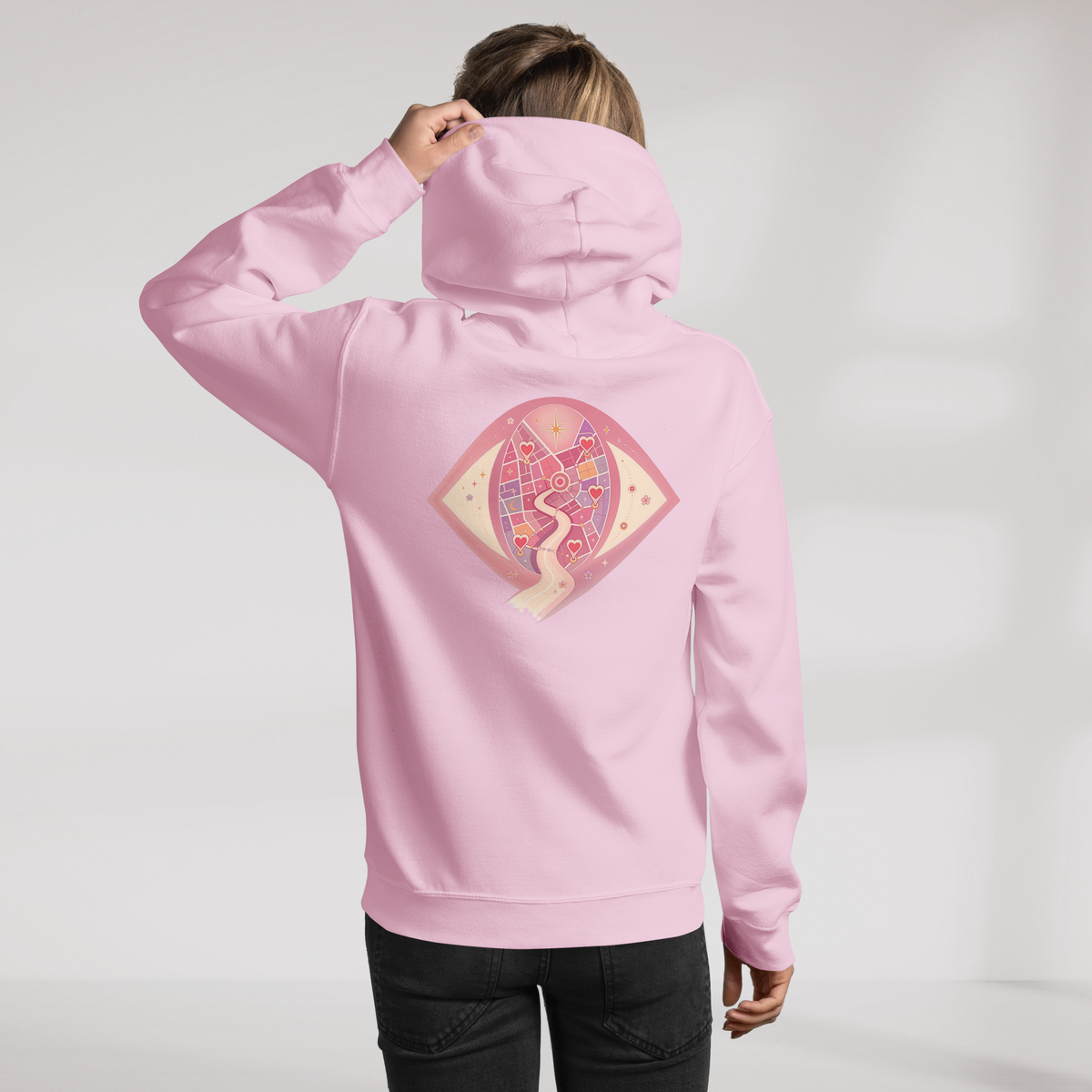 Street Seeker Hoodie Soft Pink ver. – Farbe Pink – Ansicht 5