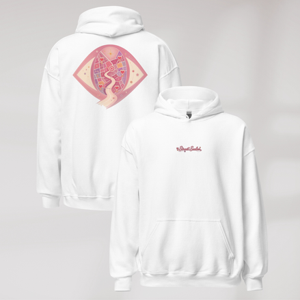 Street Seeker Hoodie Soft Pink ver. – Farbe Weiß – Ansicht 1