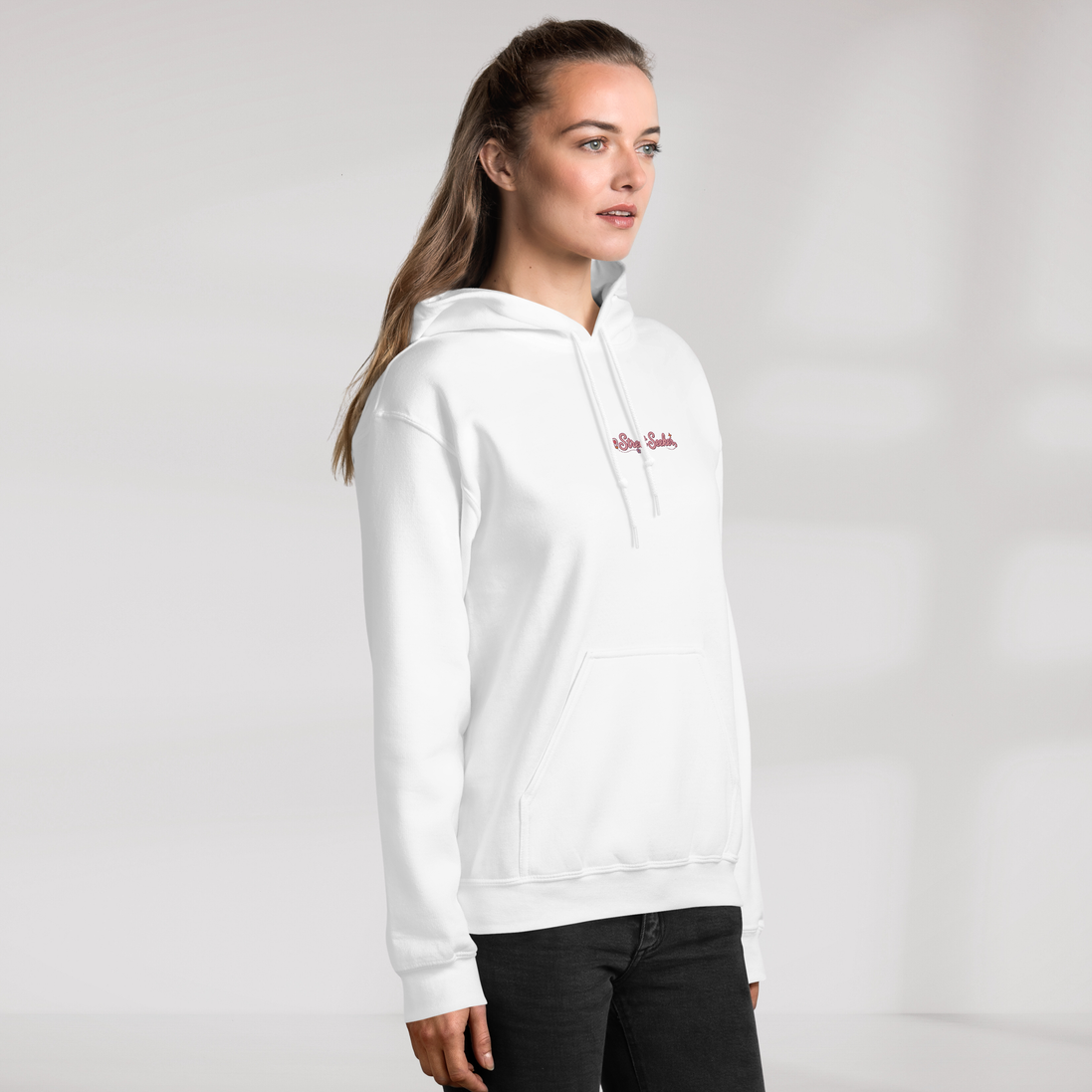 Street Seeker Hoodie Soft Pink ver. – Farbe Weiß – Ansicht 4