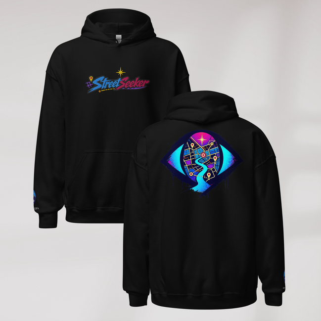 Street Seeker Hoodie Vibrant – Farbe Schwarz – Ansicht 1