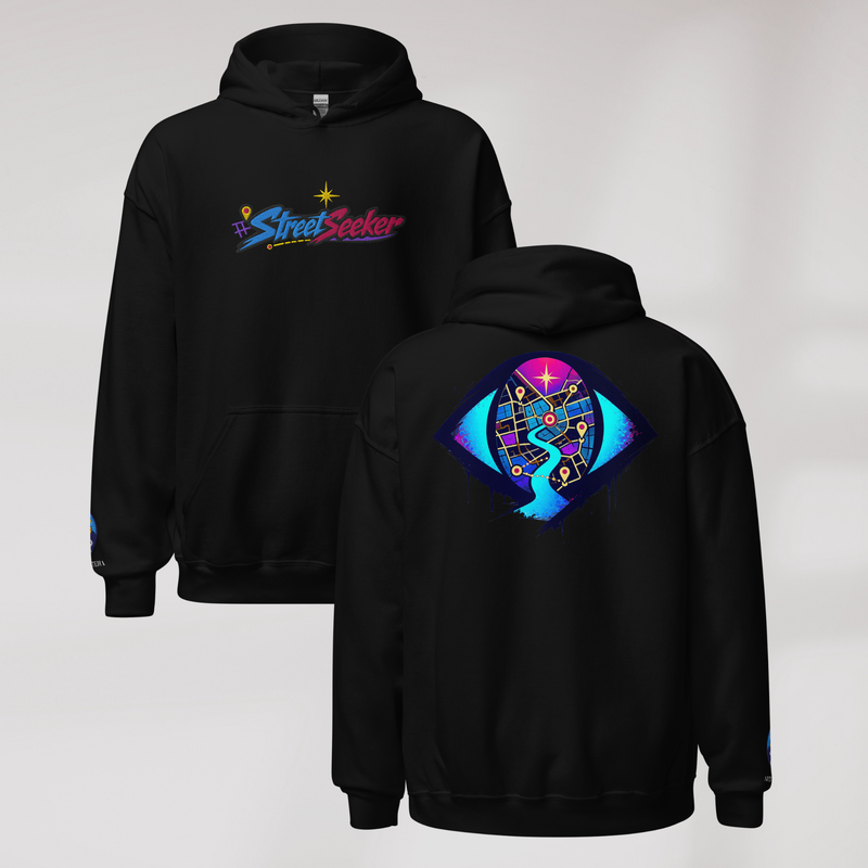 Street Seeker Hoodie Vibrant – Farbe Schwarz – Ansicht 1