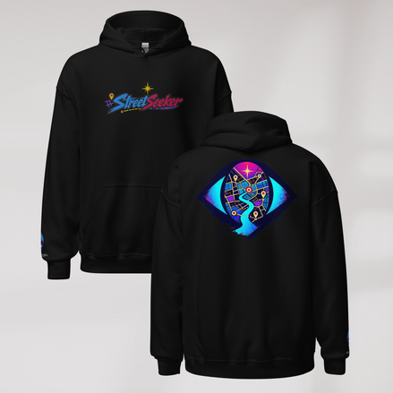 Street Seeker Hoodie Vibrant – Farbe Schwarz – Ansicht 1