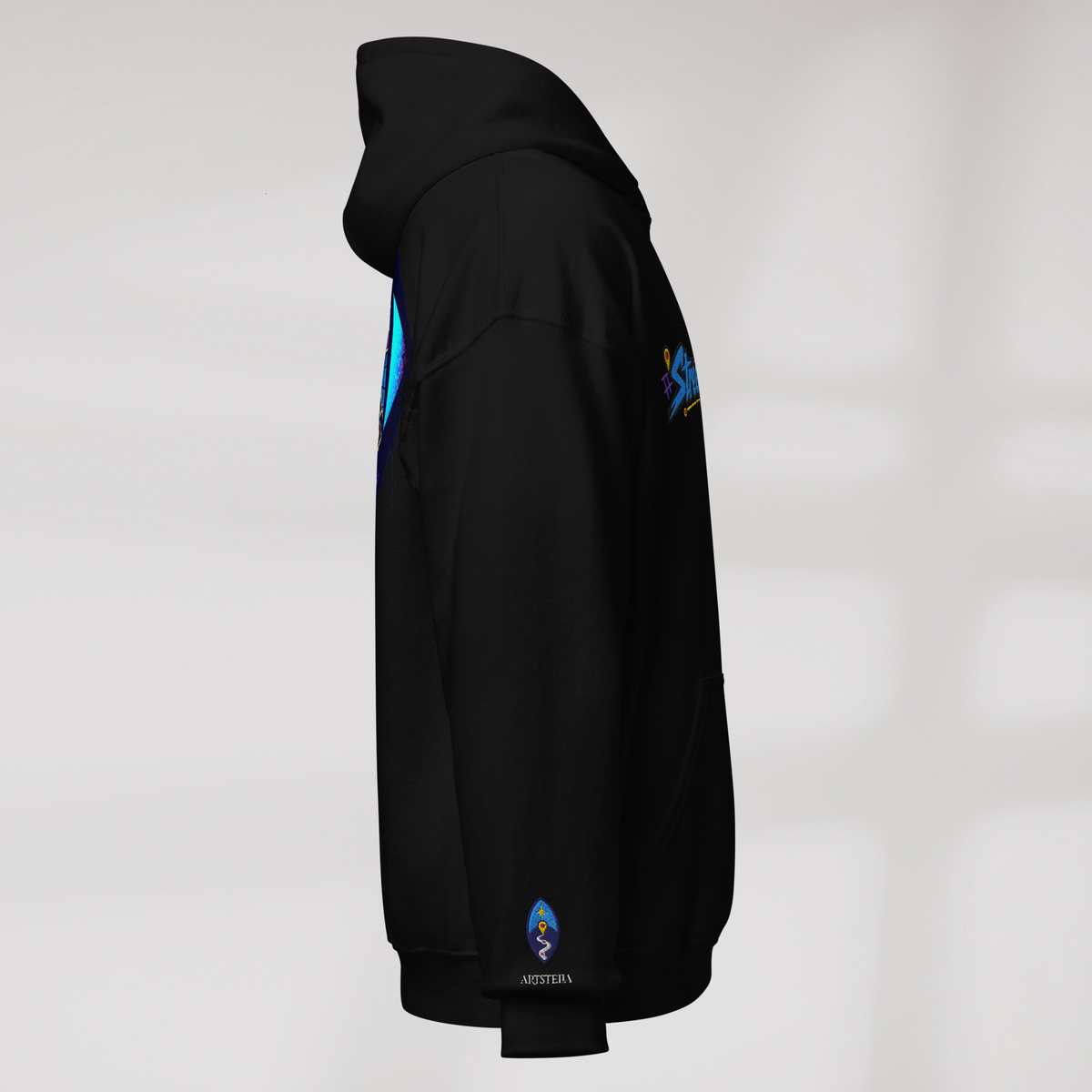 Street Seeker Hoodie Vibrant – Farbe Schwarz – Ansicht 2