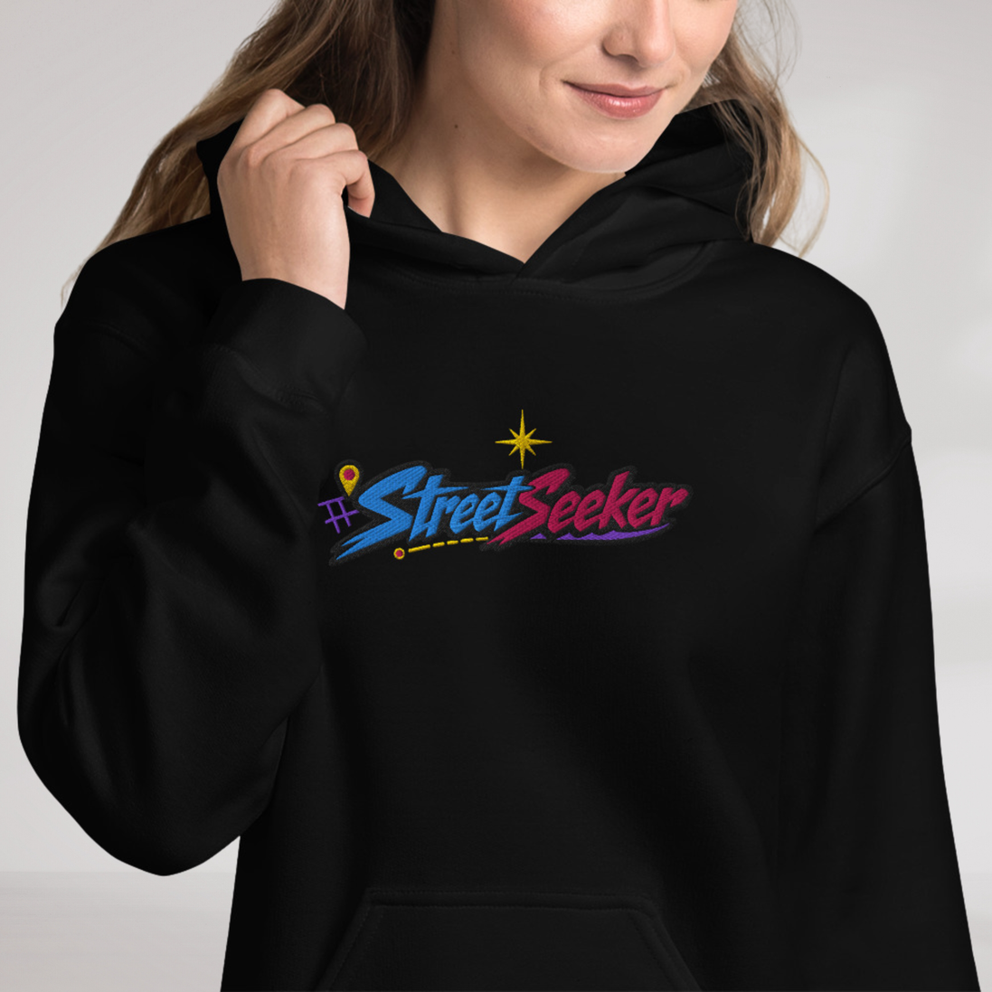 Street Seeker Hoodie Vibrant – Farbe Schwarz – Ansicht 5