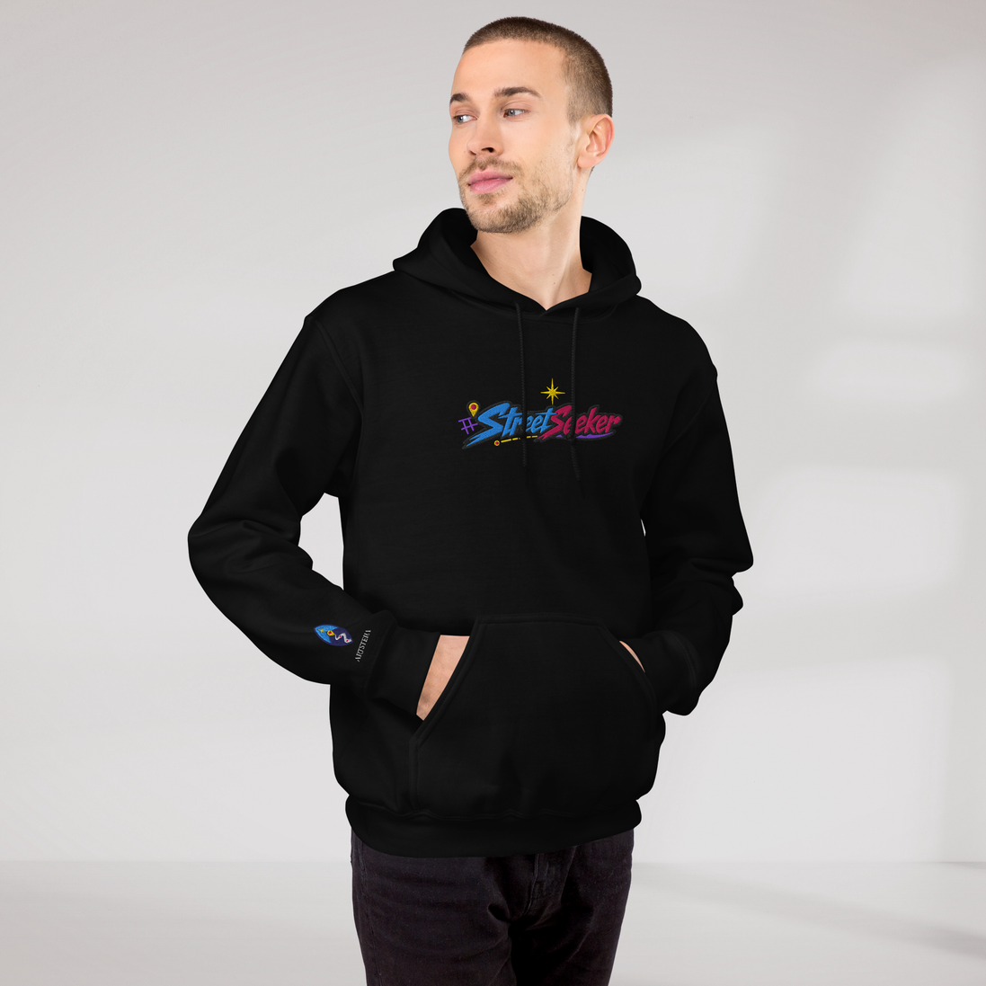 Street Seeker Hoodie Vibrant – Farbe Schwarz – Ansicht 7
