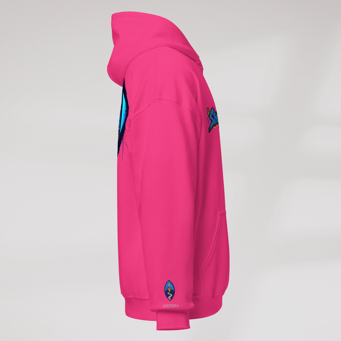 Street Seeker Hoodie Vibrant – Farbe Helikonie – Ansicht 3
