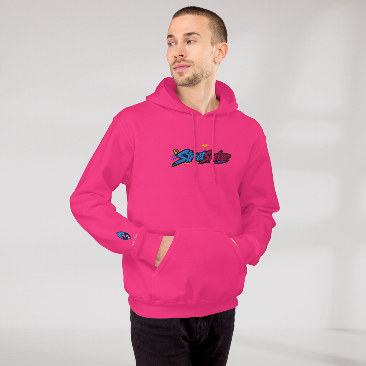 Street Seeker Hoodie Vibrant – Farbe Helikonie – Ansicht 7