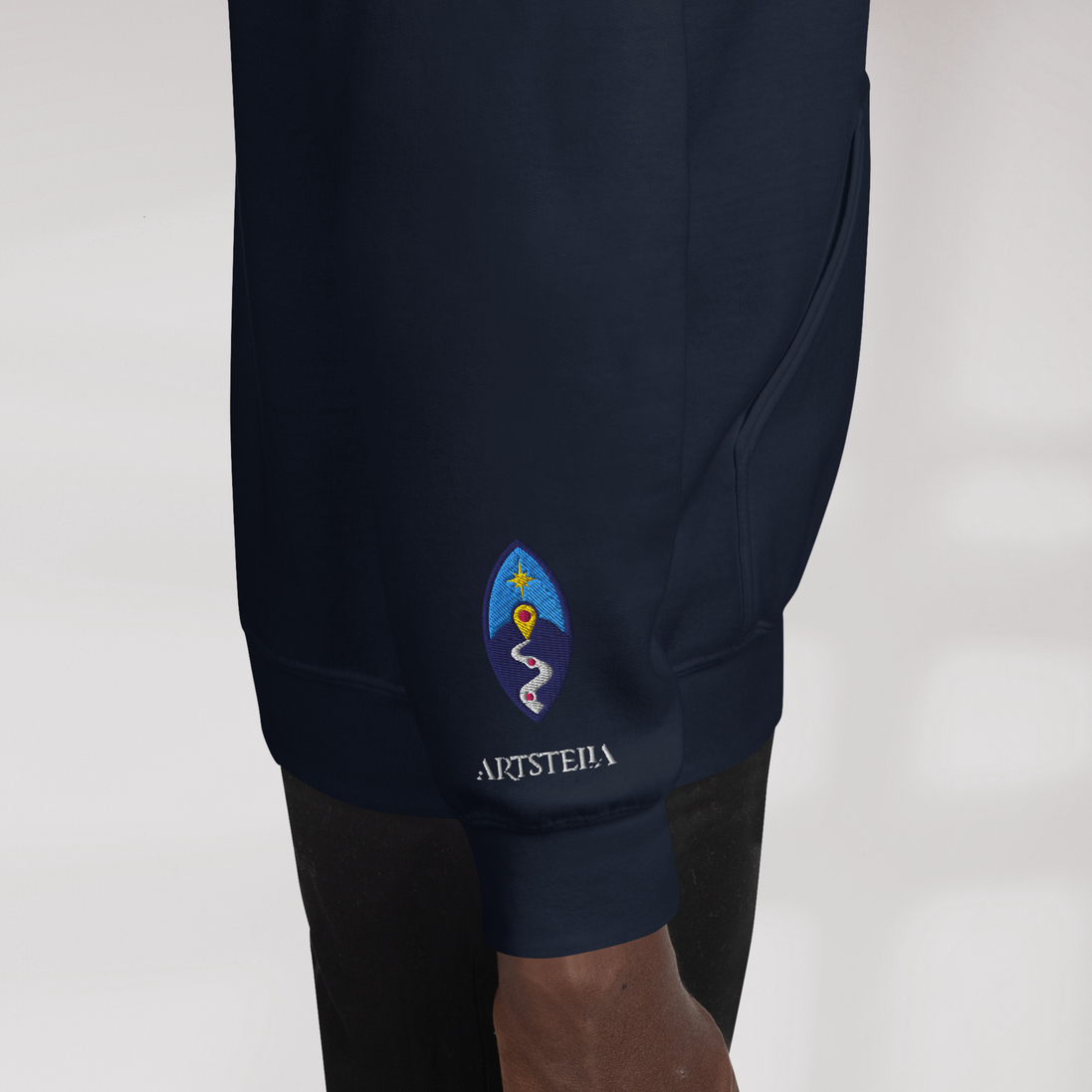Street Seeker Hoodie Vibrant – Farbe Navy – Ansicht 4