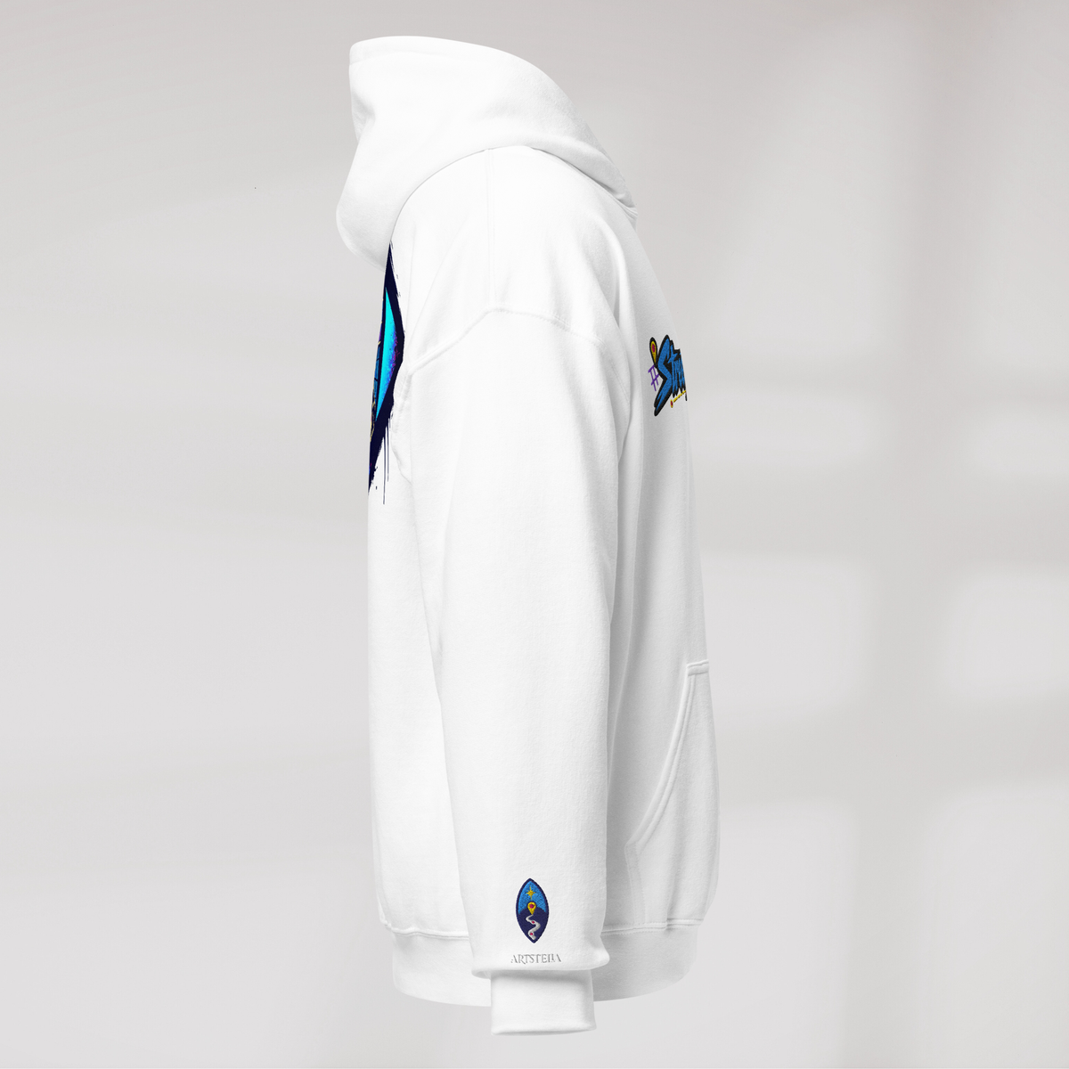 Street Seeker Hoodie Vibrant – Farbe Weiß – Ansicht 2