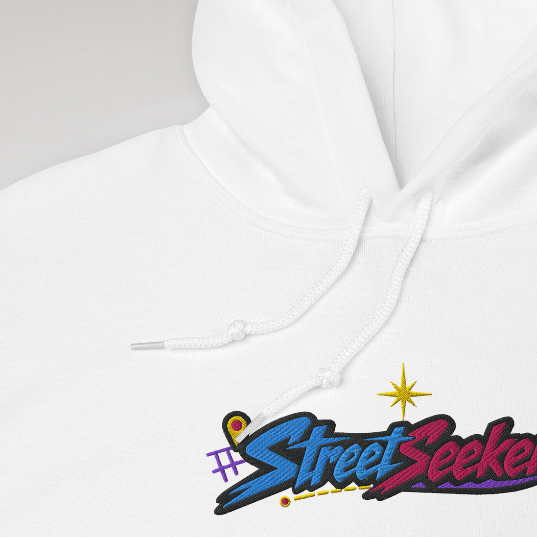 Street Seeker Hoodie Vibrant – Farbe Weiß – Ansicht 3