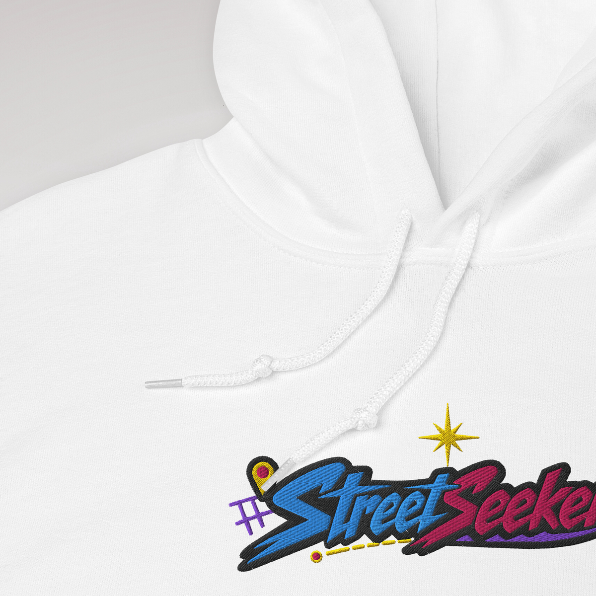 Street Seeker Hoodie Vibrant – Farbe Weiß – Ansicht 3