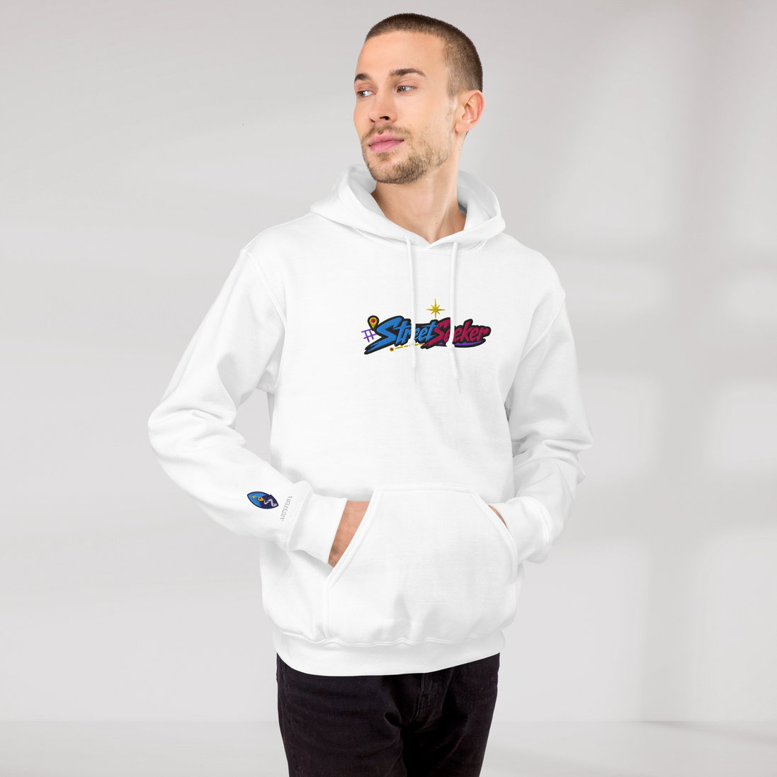 Street Seeker Hoodie Vibrant – Farbe Weiß – Ansicht 6