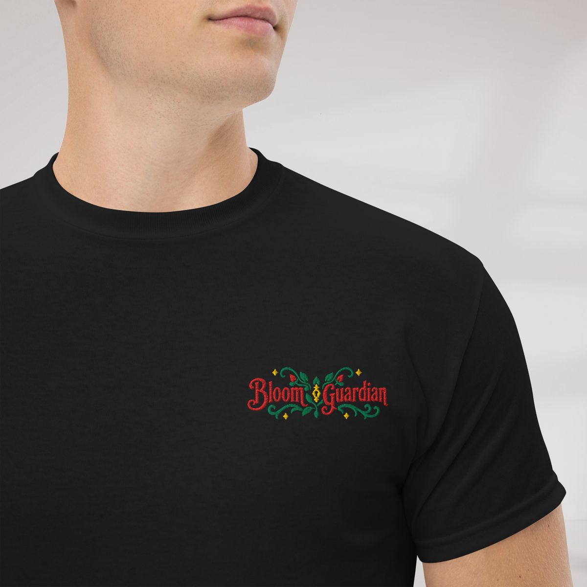 Bloom Guardian T-Shirt Retro – Farbe Schwarz – Ansicht 3