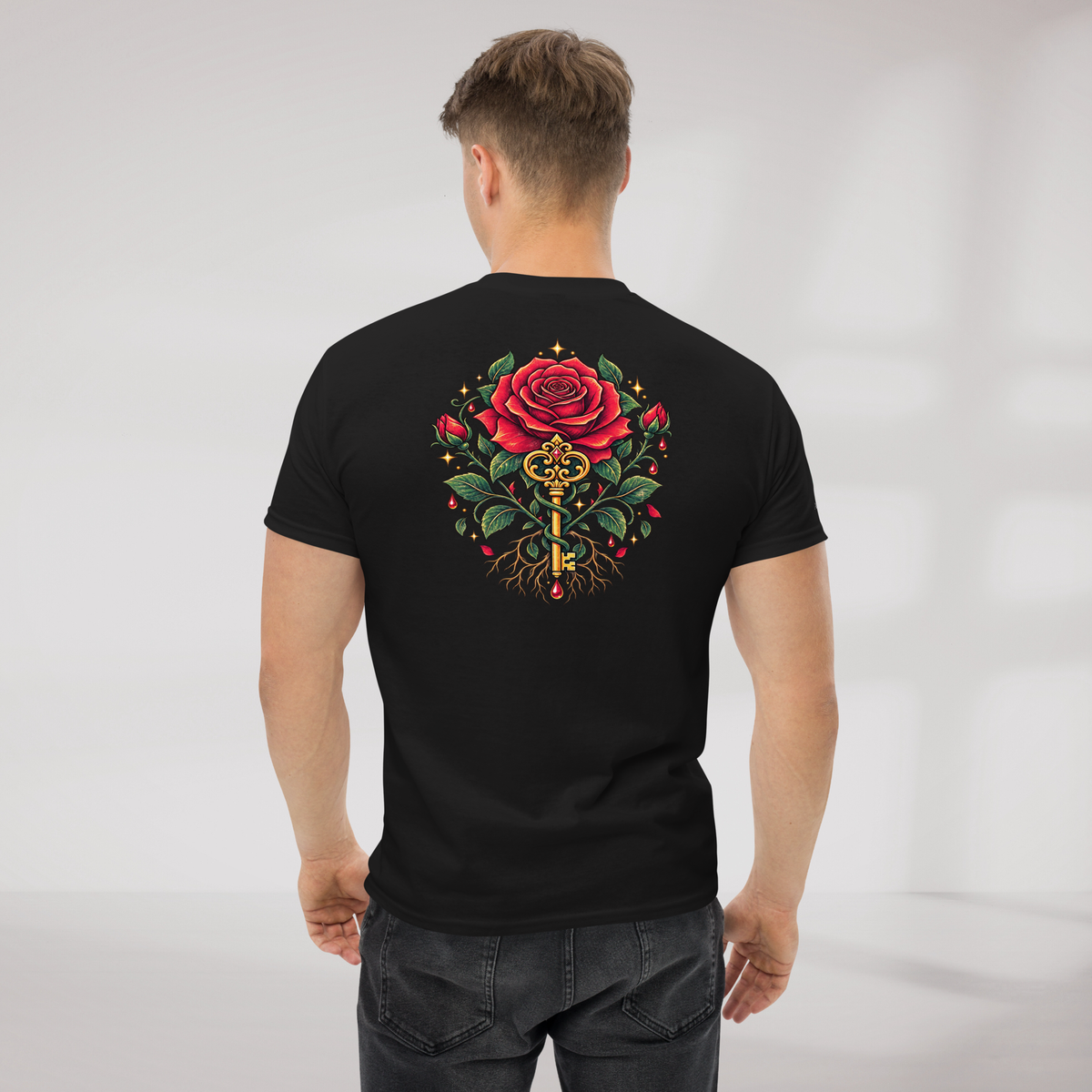 Bloom Guardian T-Shirt Retro – Farbe Schwarz – Ansicht 6
