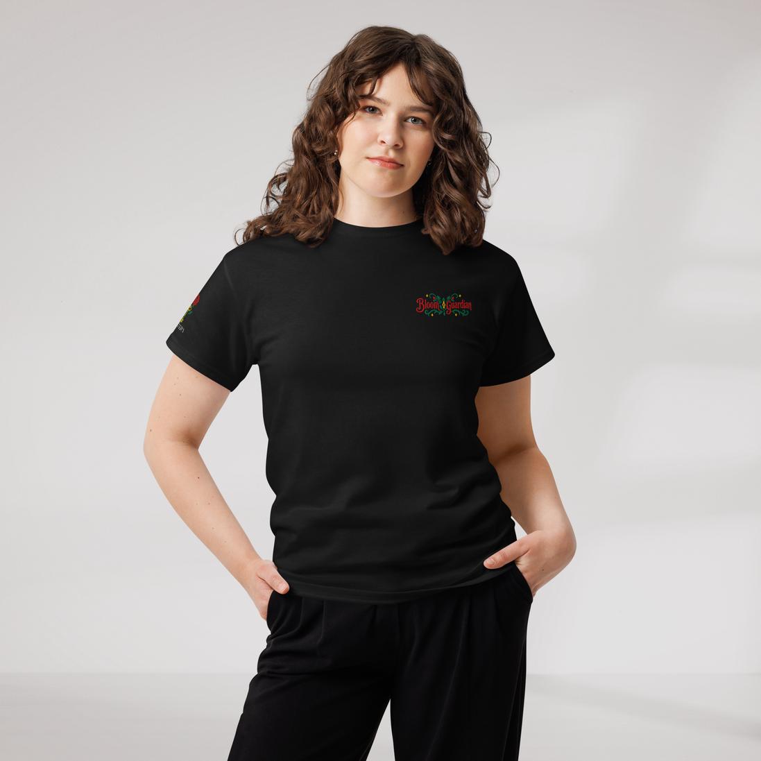 Bloom Guardian T-Shirt Retro – Farbe Schwarz – Ansicht 7