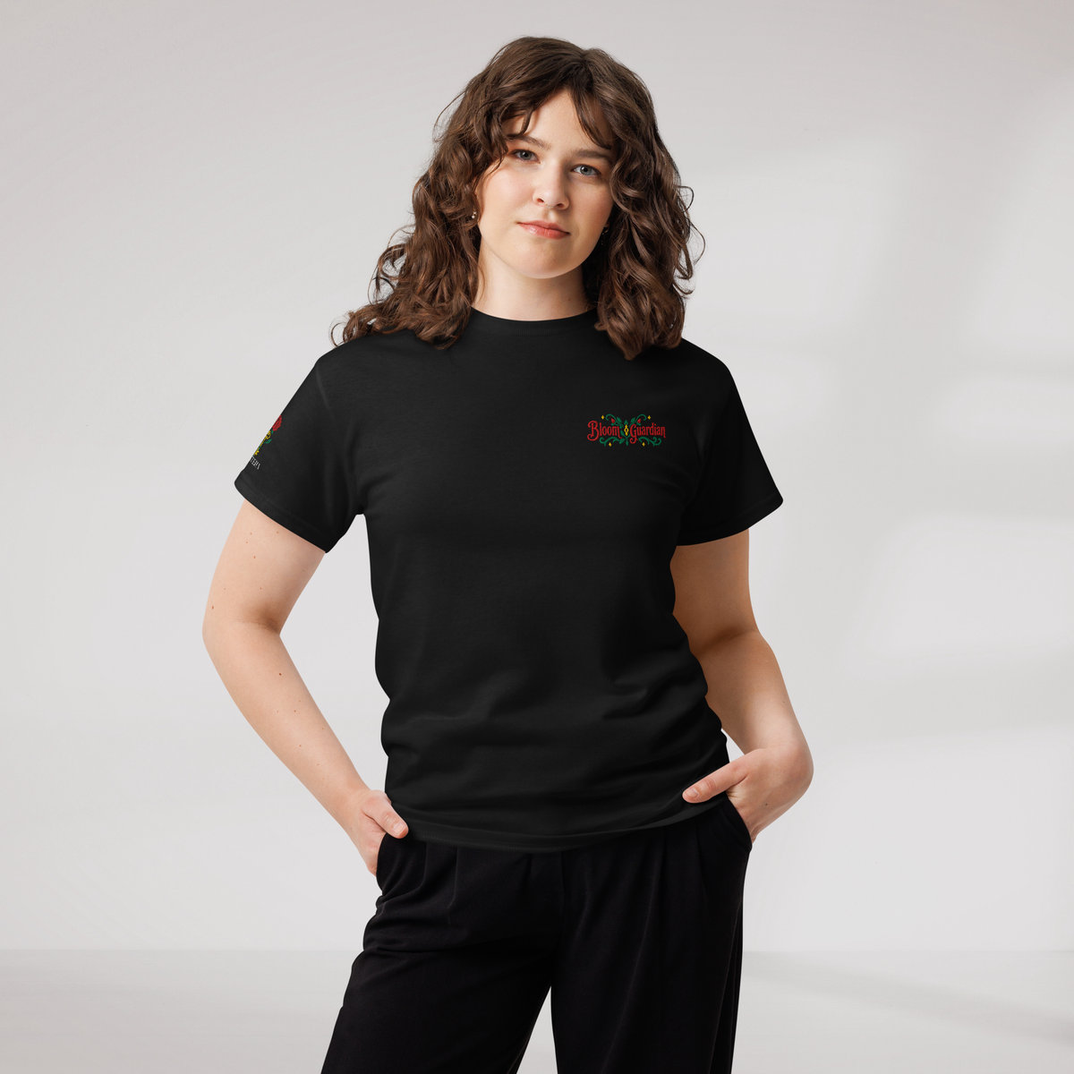 Bloom Guardian T-Shirt Retro – Farbe Schwarz – Ansicht 7