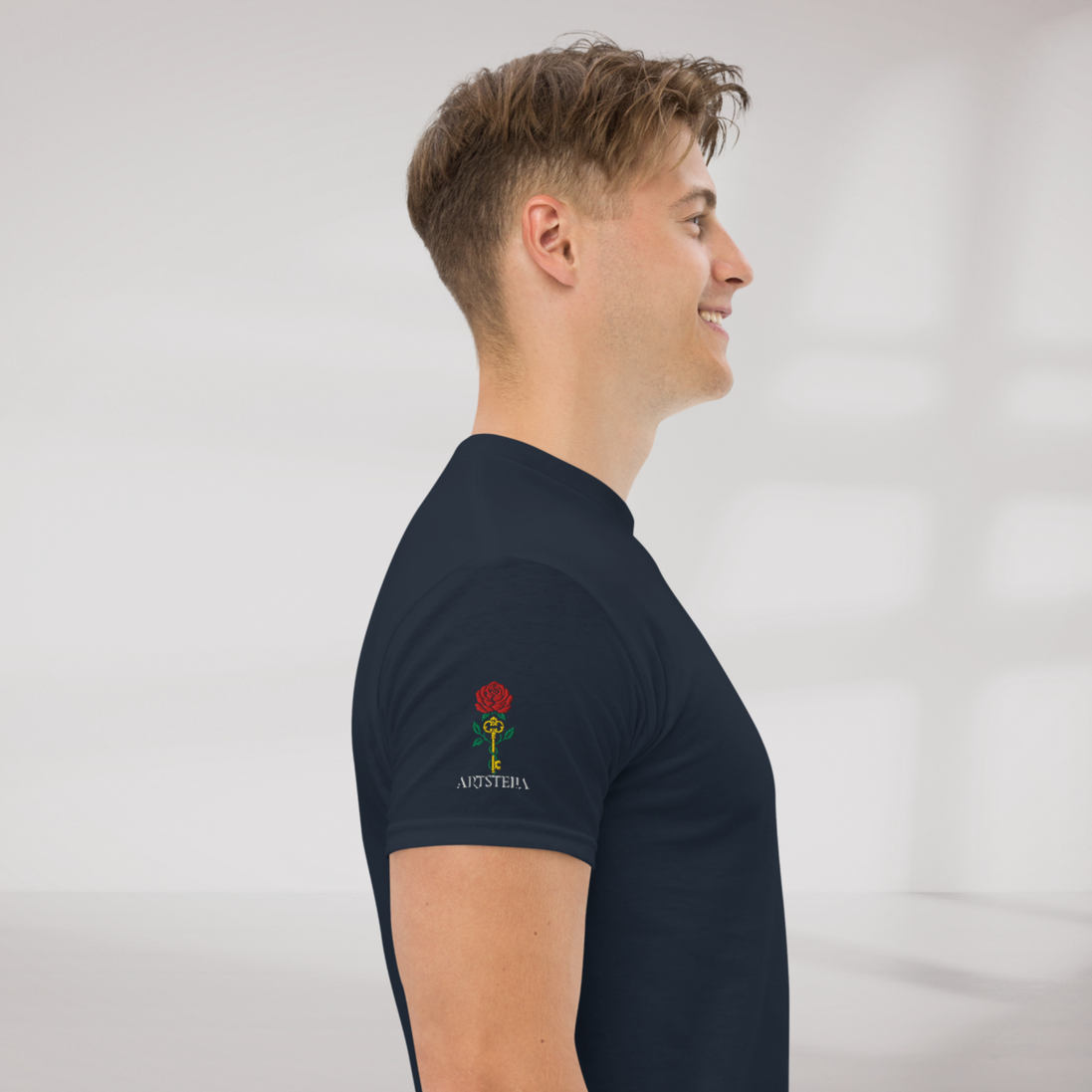 Bloom Guardian T-Shirt Retro – Farbe Navy – Ansicht 4