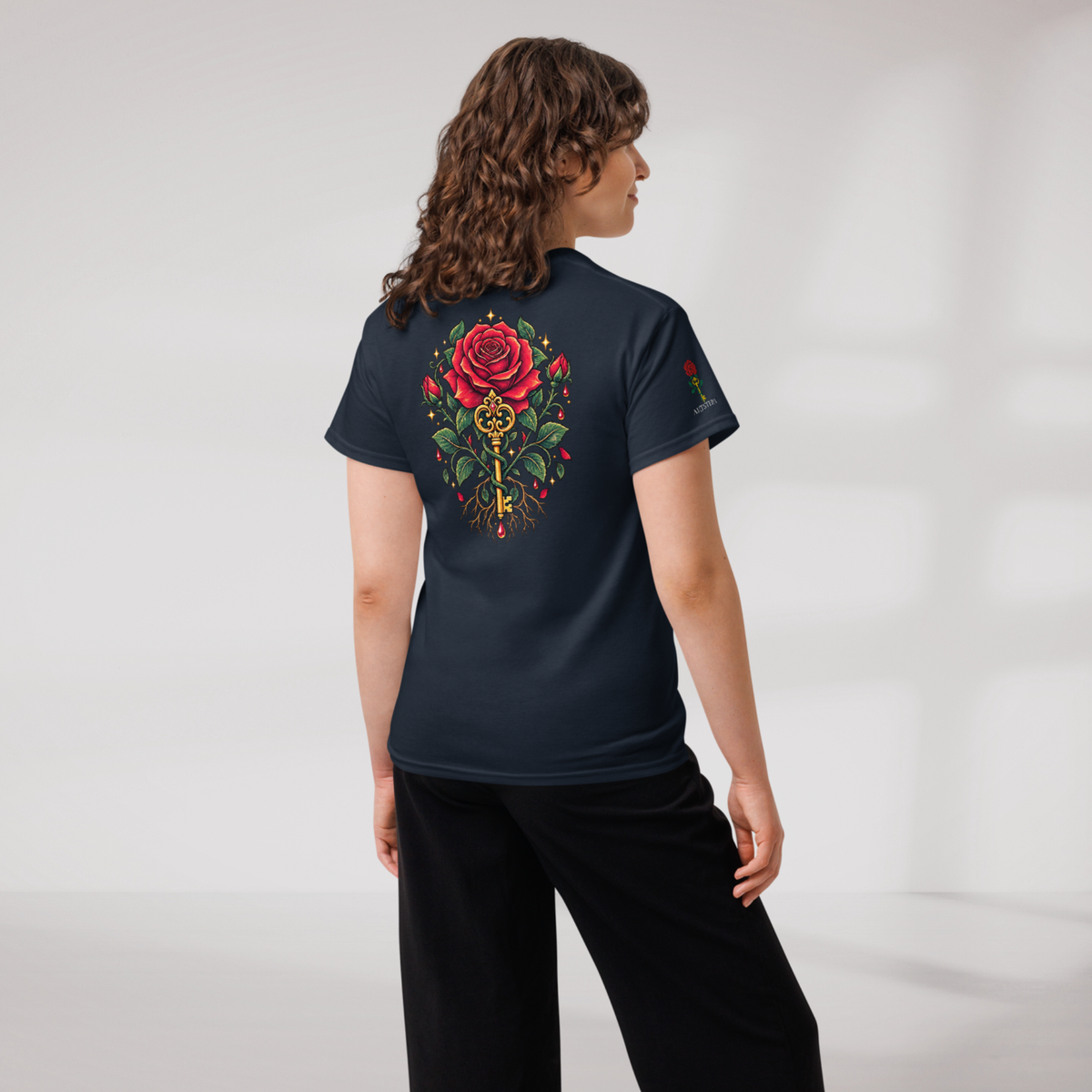 Bloom Guardian T-Shirt Retro – Farbe Navy – Ansicht 8