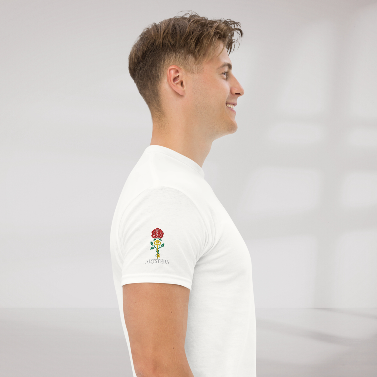 Bloom Guardian T-Shirt Retro – Farbe Weiß – Ansicht 4
