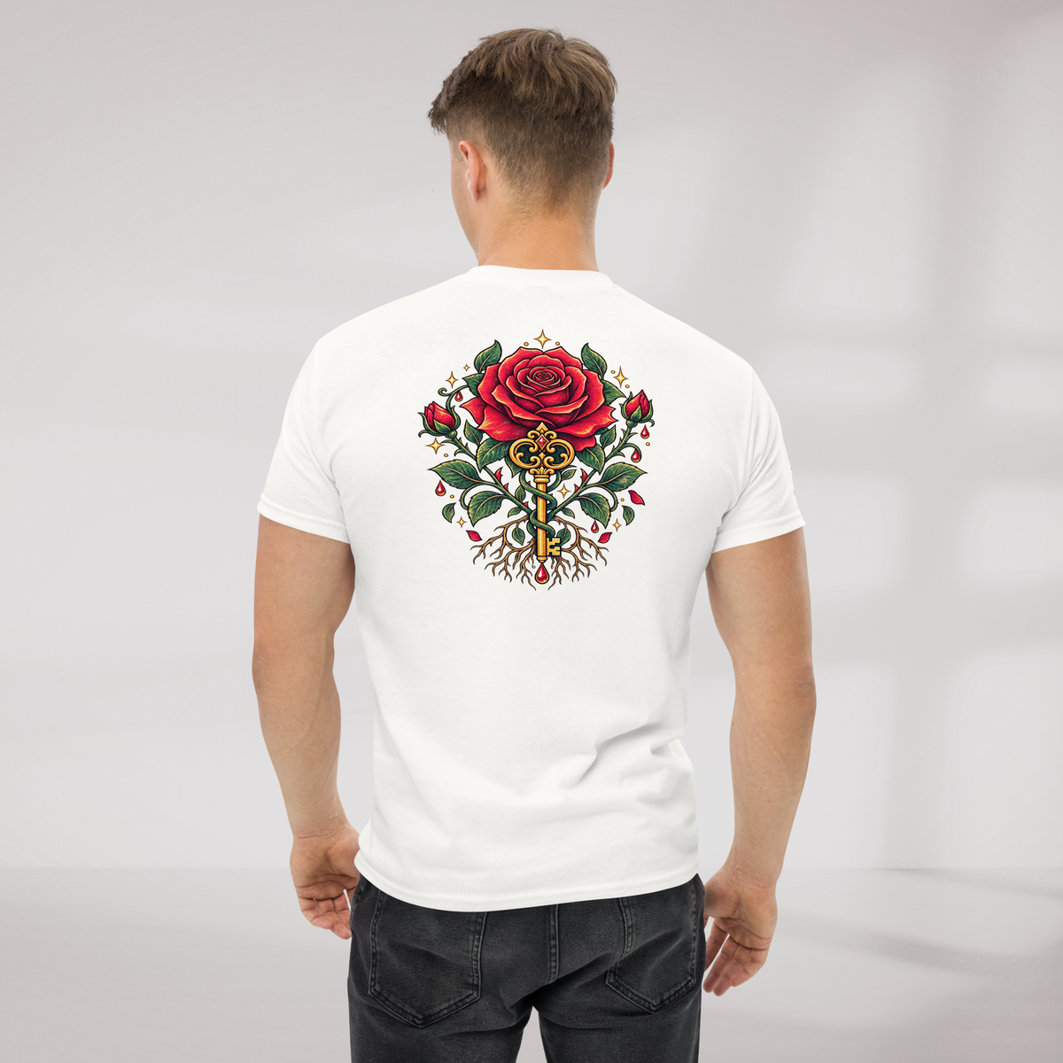 Bloom Guardian T-Shirt Retro – Farbe Weiß – Ansicht 6