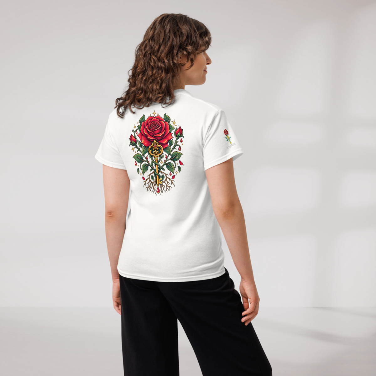 Bloom Guardian T-Shirt Retro – Farbe Weiß – Ansicht 8