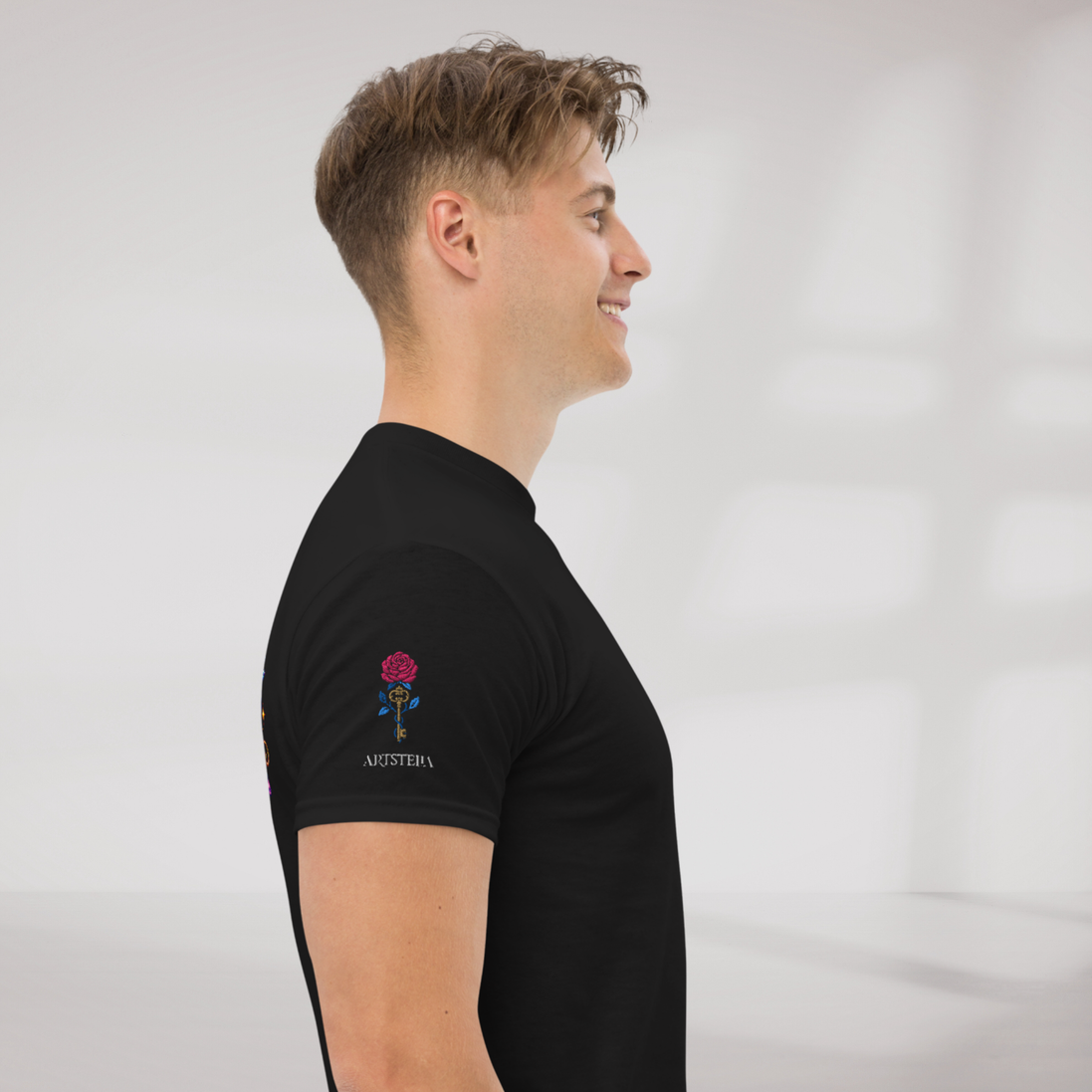 Bloom Guardian T-Shirt Vibrant – Farbe Schwarz – Ansicht 4