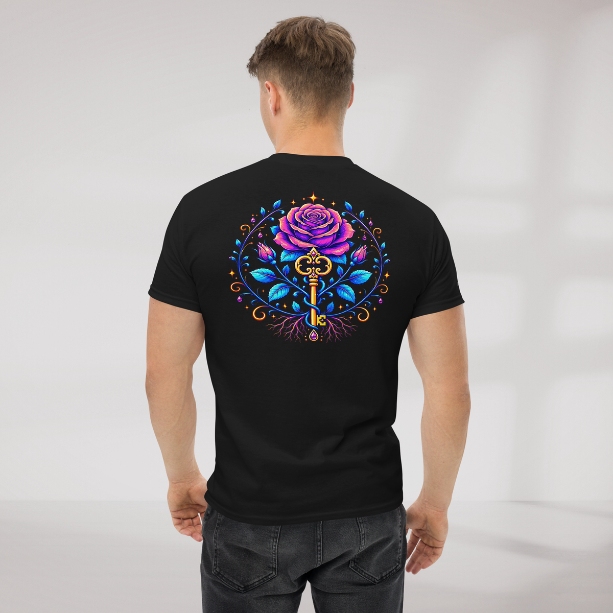 Bloom Guardian T-Shirt Vibrant – Farbe Schwarz – Ansicht 6