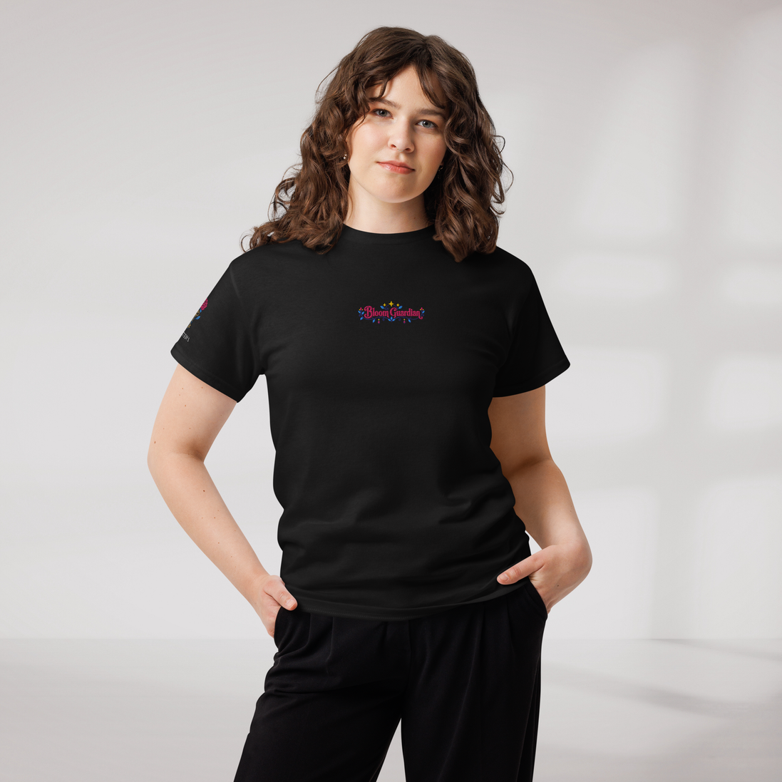Bloom Guardian T-Shirt Vibrant – Farbe Schwarz – Ansicht 7
