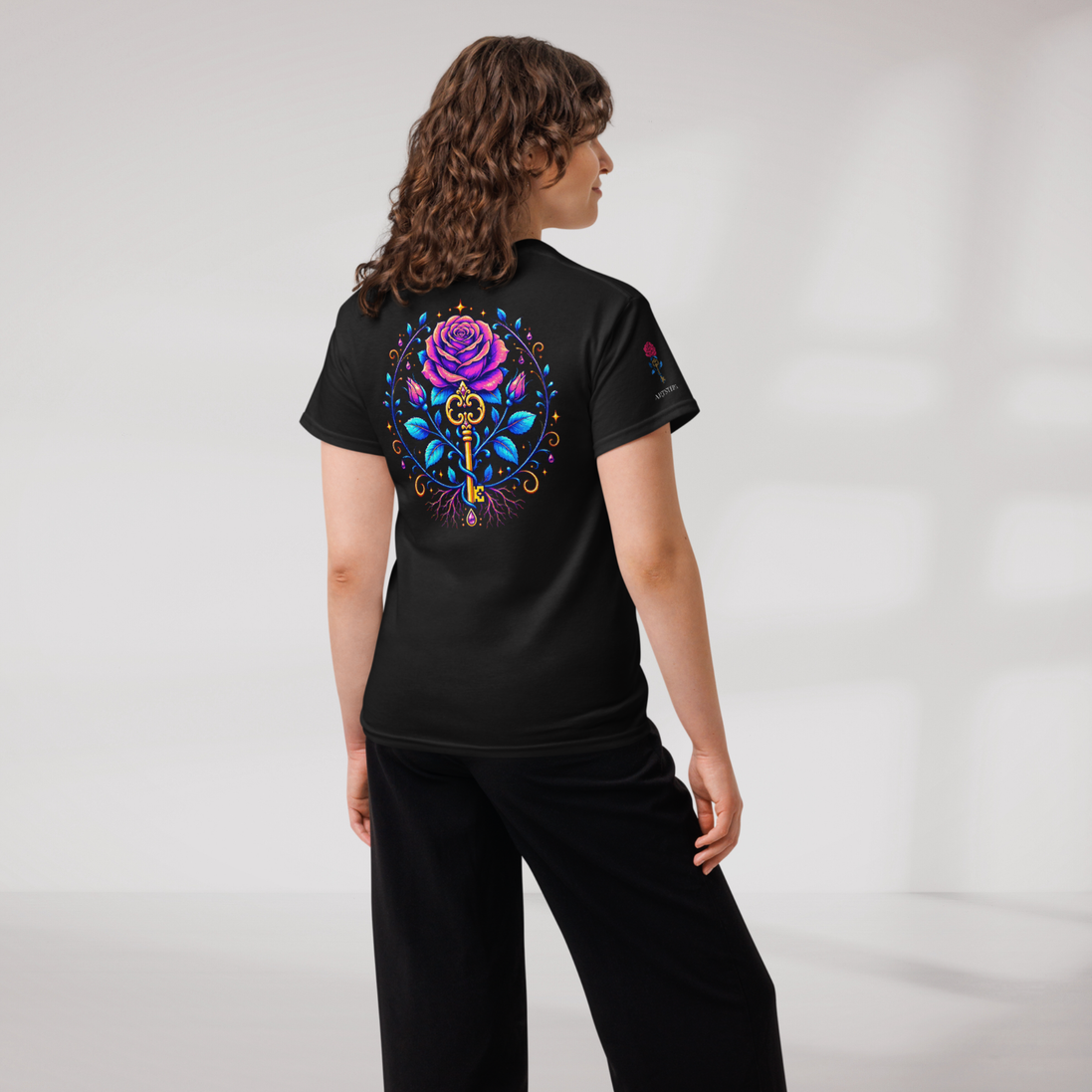 Bloom Guardian T-Shirt Vibrant – Farbe Schwarz – Ansicht 8