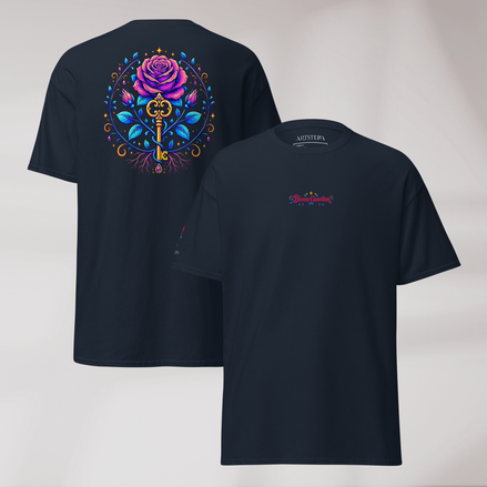 Bloom Guardian T-Shirt Vibrant – Farbe Navy – Ansicht 1
