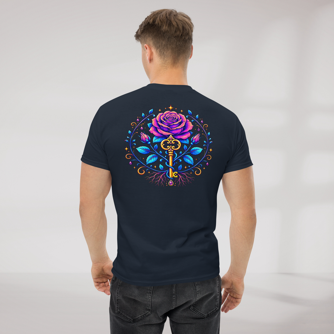 Bloom Guardian T-Shirt Vibrant – Farbe Navy – Ansicht 6