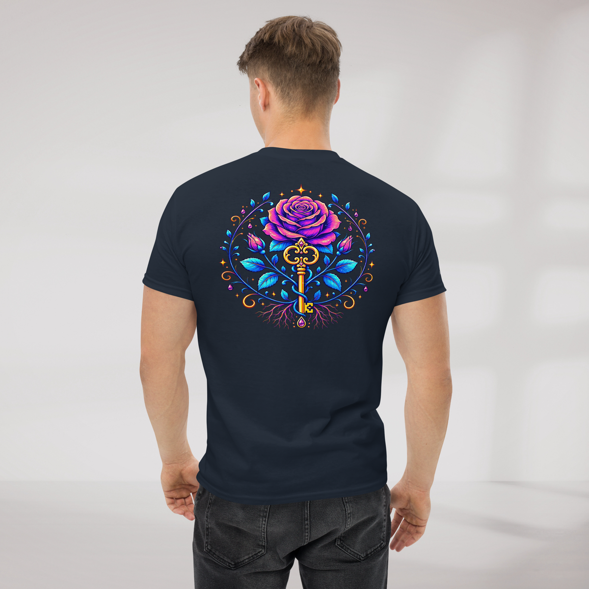Bloom Guardian T-Shirt Vibrant – Farbe Navy – Ansicht 6