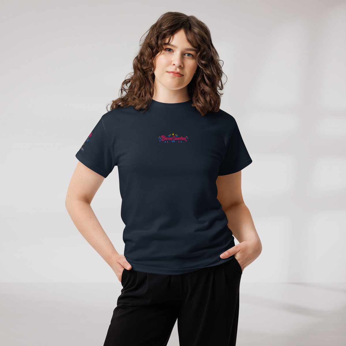 Bloom Guardian T-Shirt Vibrant – Farbe Navy – Ansicht 7
