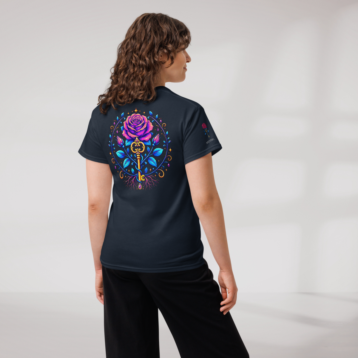 Bloom Guardian T-Shirt Vibrant – Farbe Navy – Ansicht 8